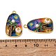 Печатные эмали подвески сплава ENAM-B028-14KCG-3