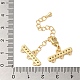 Латунный удлинитель цепи из циркония KK-L216-004B-G-3