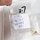Подвески из латуни с прозрачным фианитом KK-M101-05G-07-4