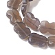 Серые натуральные бусины из агата  G-K359-D03-01-4