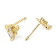Серьги-гвоздики из циркония EJEW-R016-26G-11-4