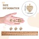5 шт. Латунные подвески с микропаве ZIRC-SZ0003-26-7