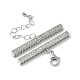 Удлинитель цепи из латуни с кубическим цирконием KK-F893-01P-2
