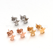 Серьги-гвоздики из нержавеющей стали 304 EJEW-P045-05