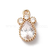 Подвески из латуни и стекла KK-C062-094G