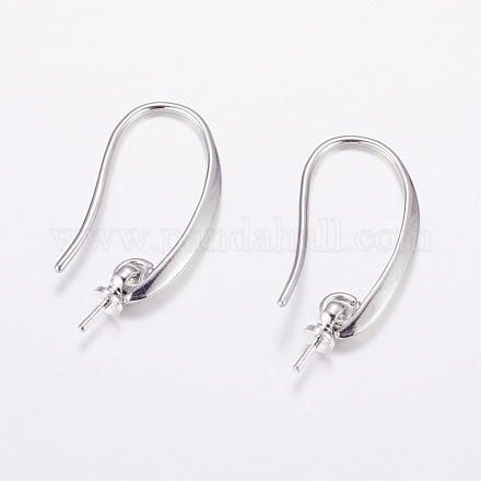 Латунные крючки для сережек KK-F714-03P-1