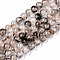 Natural Dragon Veins Agate Beads Strands,  Round, 4mm, Hole: 0.5mm, about 91~95pcs/strand, 14.57 inch~15.35 inch(37~39cm)