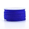 Polyester Braided Cord, Blue, 3mm, about 12.02~13.12 yards(11~12m)/roll