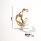 Elegant Brass Micro Pave Cubic Zirconia Heart Open Cuff Ring for Women