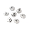 304 Stainless Steel Beads, Nuggets, Stainless Steel Color, 5.5x5x2.2mm, Hole: 1.5mm