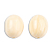 Resin Beads, Imitation Gemstone, Oval, Bisque, 19.5x15.5mm, Hole: 2.1~2.7mm