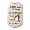 Non-Tarnish 201 Stainless Steel Pendants, Praise Message Charms, Oval with Word Charms, Stainless Steel Color, 49x28x2mm, Hole: 3mm