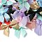 Polyester Satin Ornament Accessories, Bowknot, Mixed Color, 85x85mm