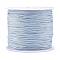 Nylon Thread Cord, For Jewelry Making, Light Blue, 0.8mm, about 100m/roll