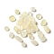 Natural New Jade Beads, Tumbled Stone, No Hole/Undrilled, Nuggets, 10~21.5x9.5~10.5x2~9mm, about 250pcs/bag