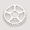 Tibetan Style Alloy Steampunk Pendants, Gear, Cadmium Free & Lead Free,, Antique Silver, 30x2mm, Hole: 8mm, about 330pcs/1000g