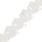 Natural Quartz Crystal Beads Strands, Rock Crystal Cat's Paw Beads, 16x14x9.5mm, Hole: 1mm, about 13pcs/strand, 7.20''(18.3cm)
