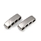 304 Stainless Steel Shackles Clasps Findings, For Adjustable Ahackle Alasp Making, Four Holes, Stainless Steel Color, 31x9x8.5mm, Hole: 5.5mm