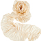 FINGERINSPIRE 4 Yards Ruffle Pleated Chiffon Trim 6.8inch Wide Floral White Pleated Ribbon Trim Double Ruffle Fabric Trim Decorative Ruffle Trim Retro Ruffle Lace Trim for Trimming Craft Sewing