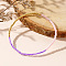 Colorful Glass Seed Round Beaded Stretch Bracelets for Women, Mixed Color, Inner Diameter: 6-7/8 inch(17.5cm)