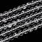 Natural Quartz Crystal Beads Strands, Rock Crystal Beads, with Cotton Thread, Round, 9.5~10mm, Hole: 1mm, about 37pcs/strand, 14.76 inch(37.5cm)