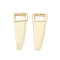 Alloy Pendants, Long-Lasting Plated, Lead Free & Cadmium Free, Tool, Light Gold, 23.5x9x2mm, Hole: 3x5.5mm