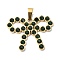 Ion Plating(IP) 304 Stainless Steel Rhinestone Pendants, Bowknot, Black, 25x31.5x2.5mm, Hole: 7x4.5mm