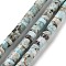 Natural Larimar Beads Strands, Disc, Heishi Beads, 7~7.5x3~4mm, Hole: 0.9mm, about 115pcs/strand, 15.79''(40.1cm)