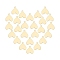 Brass Charms, Stamping Blank Tag, Long-Lasting Plated, Heart, Brushed Antique Bronze, 12x11x1mm, Hole: 1mm, 30pcs/box