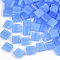 2-Hole Glass Seed Beads, Imitation Jade, Rectangle, Cornflower Blue, 5x4.5~5.5x2~2.5mm, Hole: 0.7mm