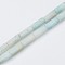 Natural Amazonite Beads Strands, Cuboid, 13~13.5x3~5x3~5mm, Hole: 0.5mm, about 29~31pcs/strand, 15.3~15.7 inch(39~40cm)