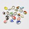 Mixed Shapes Glass Cabochons, Mixed Color, 12~18x7~10mm