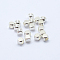 Cube Brass Spacer Beads, , Silver Color Plated, 3x3x3mm, Hole: 2mm