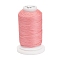 Waxed Polyester Cord, Flat, Pink, 1mm, about 76.55 yards(70m)/roll