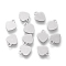 Non-Tarnish 304 Stainless Steel Charms, Laser Cut, Stamping Blank Tag, Heart, Stainless Steel Color, 7.5x6.5x0.2mm, Hole: 1mm