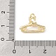 Подвески из латуни с прозрачным фианитом KK-V016-06G-3