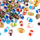 Handmade стеклянные бусины Lampwork фольги LAMP-CD0001-04-2