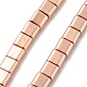 Синтетические магнитные гематит бусины пряди G-M095-N01-01RG-1