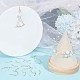 40шт 2 цвета латунные бусины трубки KK-CN0002-18-4