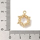 Латунь с подвесками из фианита KK-G499-15G-02-3