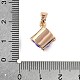 Латунные микро проложить кубического циркония подвески KK-E795-29KCG-05-3