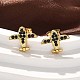 Серьги-гвоздики из нержавеющей стали 304 EJEW-F361-09G-1