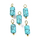 Подвески из синтетической бирюзы STAS-H221-04G-07-1