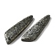 Натуральный пирит подвески G-L617-H05-10x40mm-2
