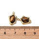 Натуральные овальные подвески из тигрового глаза STAS-L022-525G-02-3