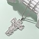 201 кулон с религиозной тематикой из нержавеющей стали NJEW-Z058-04P-3