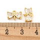 Латунные подвески из прозрачного кубического циркония KK-B096-04G-3