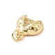 Латунные микро проложить кубического циркония подвески KK-C012-44G-3