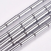 Немагнитные синтетический гематит бисер пряди G-K022-3x14mm-08