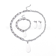 Некорневая нержавеющая сталь 304 SJEW-K153-55P
